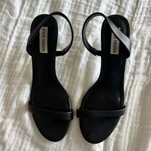 Steve Madden Black Sandals